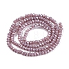 Electroplate Glass Beads Strands LS-EGLA-A044-P1mm-A13-3
