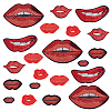 21Pcs 7 Styles Computerized Embroidery Polyester Sew on Patches PATC-PH0001-87-1