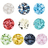 Craftdady 500Pcs 10 Colors 2-Hole Glass Seed Beads SEED-CD0001-02B-11