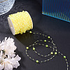 Acrylic Round Beaded Link Chains DIY-MB0007-001F-6