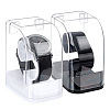 2Pcs 2 Colors Plastic C-Shaped Single Watch Display Cases CON-PH0003-61-1