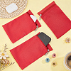 Canvas Cloth Zipper Bags ABAG-WH0077-09B-05-4