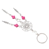 Alloy & Synthetic Turquoise Keychains KEYC-JKC01458-5