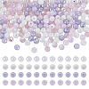 200Pcs 4 Colors Electroplate Glass Beads EGLA-TA0013-64-2