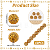 40Pcs AB-Color Resin Rhinestone Beads RESI-PA0001-27-2