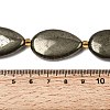 Natural Pyrite Beads Strands G-Z131-B01-02-5