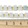 Natural Aquamarine Beads Strands G-G053-B10-01D-5