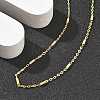 Brass Cable Chain Necklaces for Women NJEW-D302-19G-3