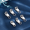 6Pcs 925 Sterling Silver Lobster Claw Clasps STER-BBC0007-28B-4