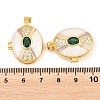 Brass Locket Pendants KK-D232-12G-01-4