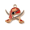 Alloy with Enamel Pendants AL-CBA9E11-03KCG-01-1