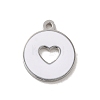 304 Stainless Steel Enamel Charms STAS-B074-03P-02-1