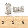 925 Sterling Silver with Rhinestone Screw Clasps STER-B005-39B-P-3