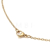 Natural & Synthetic Mixed Gemstone Copper Wire Wrapped Heart Pendant 304 Stainless Steel Cable Chain Necklaces NJEW-JN05779-6