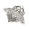 Halloween Tibetan Style Alloy Pendants FIND-B066-01C-AS-2