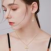 20Pcs 2 Style Rack Plating Brass Micro Pave Clear Cubic Zirconia Pendants KK-FH0004-22-7