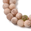 Natural Sunstone Beads Strands G-J372-05-4mm-A-4