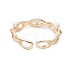 Brass Cuff Rings for Women RJEW-JR00810-4