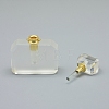 Synthetic Quartz Openable Perfume Bottle Pendants G-E556-08A-3