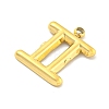 Real 18K Gold Plated PVD Vacuum Plating 304 Stainless Steel Pendants STAS-L278-002G-03-2