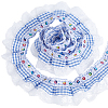 5Yards Polyester Lace Ribbon OCOR-GF0006-20A-1