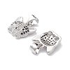 Brass Micro Pave Cubic Zirconia Charms ZIRC-C004-01P-3