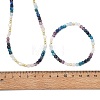 Gemstone & Electroplate Non-magnetic Synthetic Hematite Beads Beaded Necklaces & Bracelet Jewelry Sets for Women SJEW-JS01380-6