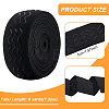 8 Yards Polyester Non Slip Knitted Elastic Cord SRIB-BC0001-25-2
