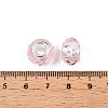 Transparent Glass European Beads GPDL-N004-D14mm-B02-3