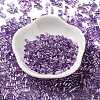 Baking Paint K9 Glass Round Bugle Beads SEED-Z002-A-E14-2