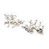 Tibetan Style Alloy Pendants X-TIBEP-T002-89AS-RS-2