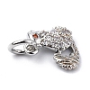 Brass Micro Pave Cubic Zirconia Charms ZIRC-F131-11P-3