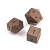 Natural Wood Polyhedral Dice Set WOOD-A027-01B-2