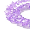 Transparent Glass Beads Strand GLAA-K057-01F-4