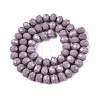 Opaque Solid Color Imitation Jade Glass Beads Strands EGLA-A044-P8mm-D13-2