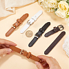8 Sets 4 Colors Imitation Leather Alloy Button-down Metal Buttons for Bag Making FIND-GF0009-65-3