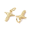 Rack Plating Brass Charms KK-C004-03G-3