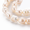 Natural Cultured Freshwater Pearl Beads Strands X1-PEAR-S012-41E-4