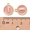 Golden Plated Alloy Enamel Charms LS-ENAM-S118-07I-3