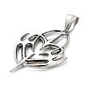 316 Surgical Stainless Steel Pendants LS-STAS-A123-15AS-2