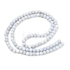 Natural Blue Lace Agate Beads Strands G-G344-A06-4mm-5