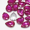 Pointed Back Glass Rhinestone Cabochons RGLA-T081-13x18mm-09-1