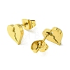 Thanksgiving Day Theme 304 Stainless Steel Stud Earrings EJEW-B041-01G-04-2