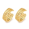Brass Cuff Earrings for Women EJEW-C104-128G-1