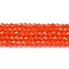 Opaque Solid Color Imitation Jade Glass Beads Strands LS-EGLA-A039-P4mm-D03-1