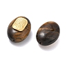 Natural Tiger Eye Oval Beads GG-D002-08G-2