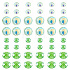 120Pcs 4 Styles Electroplate Glass Beads EGLA-TADJ0001-13C-2