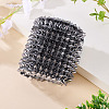 1 Yard 12-Row Resin Spike Stud Cone Flatback Punk Rock Trim Mesh Bead Craft FIND-TA0006-73A-6