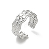 304 Stainless Steel Cuff Open Ring Setting SA-CBA37BC-04P-1