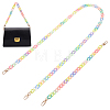 WADORN 2Pcs 2 Style Opaque Jelly Style Acrylic Curb Chain Bag Straps DIY-WR0002-49-1